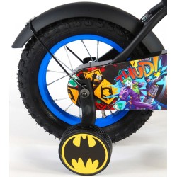Batman Cykel 12" Med Støttehjul 3-5 År. Fodbremse