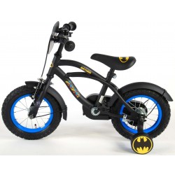 Batman Cykel 12" Med Støttehjul 3-5 År. Fodbremse