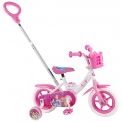 Disney Prinsesser Cykel 10" Med Støttehjul 2-4 År.