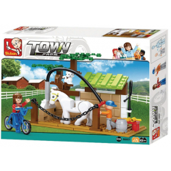 Farmer Med Hest og 110 Dele - Lego