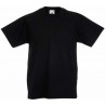 8 år / 128 cm - Billige Ensfarvet T-Shirts Til Børn - Sort