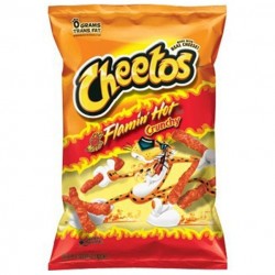 Cheetos Crunchy Flamin Hot 226 gram. Kendt fra TikTok