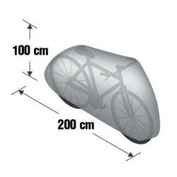 Cykelgarage 200x100cm grå