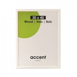 30x40 cm Nielsen Fotoramme Accent i Træ : Farve - Hvid