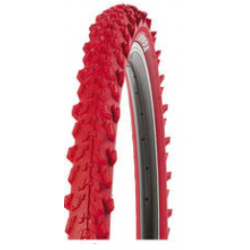 26x1,95" Kenda Mountainbike Cykeldæk Gule, Røde eller Blå (Ertro 50-559) : Farve - Rød
