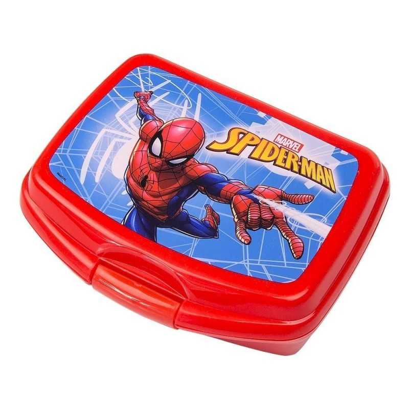 Spiderman Madkasse Til Drenge Rød 16 x 12,5 x 6 cm