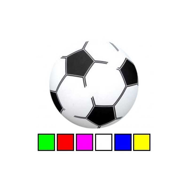 Rød - PVC Plast Fodbold Til Børn Ø 20 cm