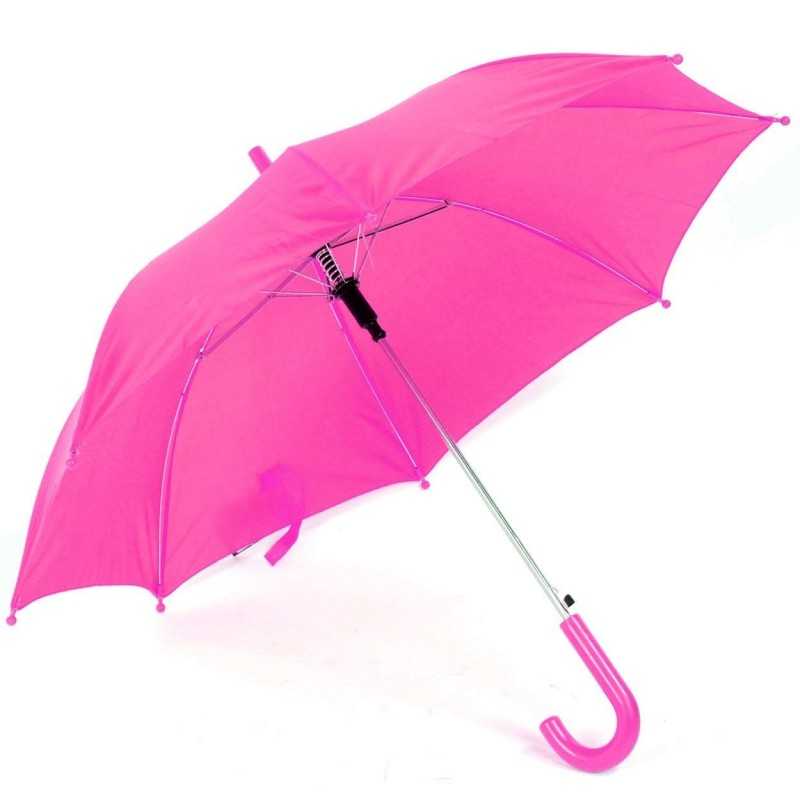 Paraply Til Børn Ø 75 cm Flere Farver : Farve - Pink