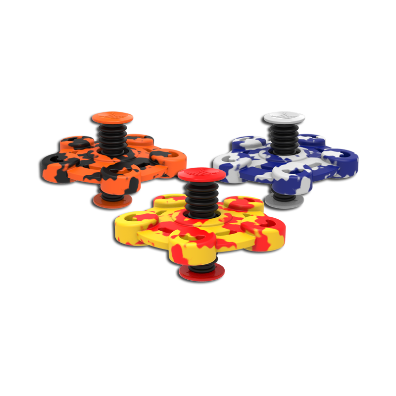 Flip Spinners i Camouflage Farver : Farve - Blå