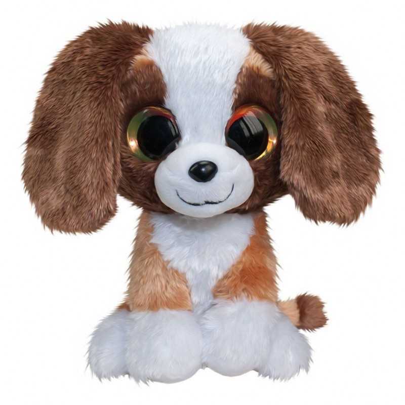 Bamse Hund Med Store Søde Øjne 15 cm